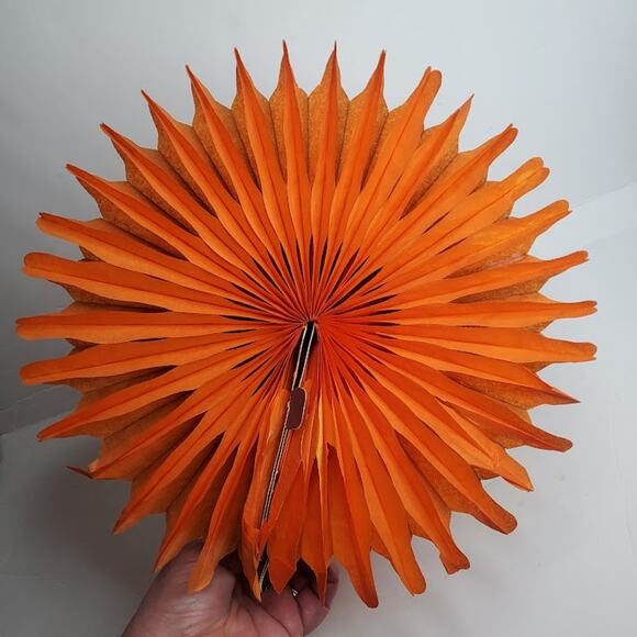 Beistle Paper Co. Honeycomb Turkey Centerpiece Vintage Made in the USA 1984 - Picture 4 of 6